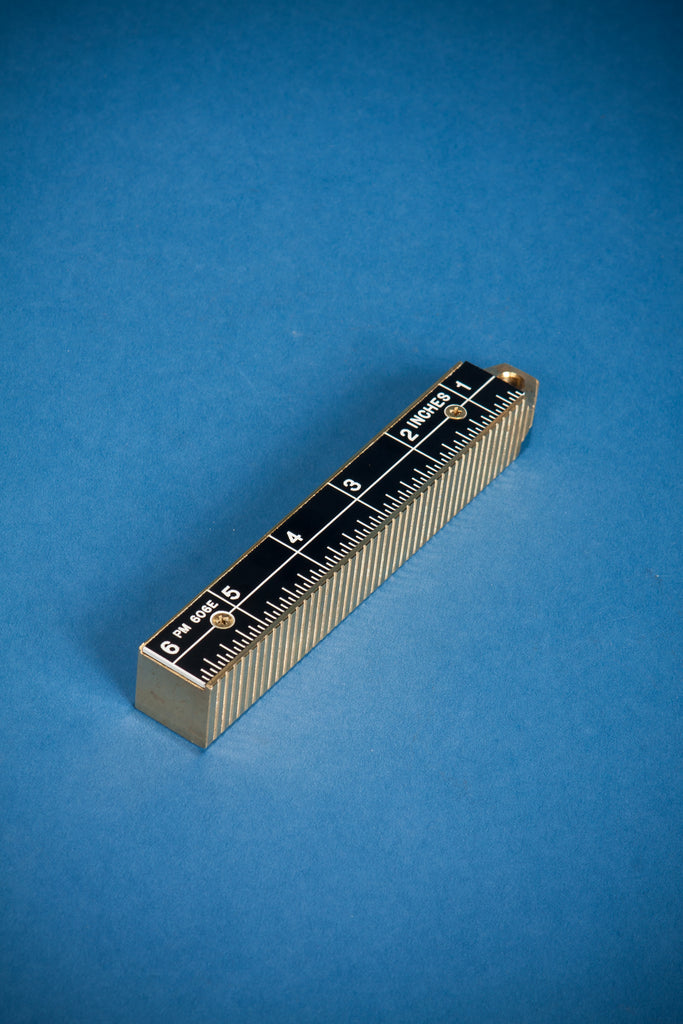 PM606EDG Brass Outage (Ullage) Plumb Bob with Deep Grooves Petro