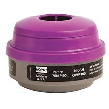North Respirator Combination Gas Vapor and Particulate Filter Cartridg ...