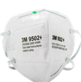 3M™ Particulate Respirator, 9502+N95, Box of 50