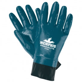 Memphis 9786 Predalite Coated Nitrile Gloves - PVC Coated Safety Cuff