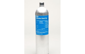 MSA Calibration Cylinder, Gas, 34 L, (CH4)-1.45%, (O2)-15%, (CO)-60 PPM, (H2S)-20 PPM, Aluminum
