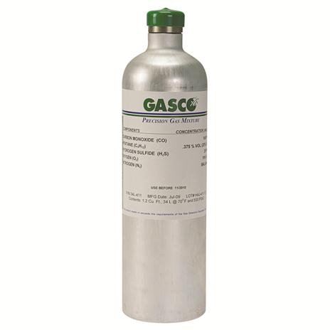 GASCO 34L-PHS-1 Disposable 34 Liter, 1 PPM Phosphine Calibration Gas C ...