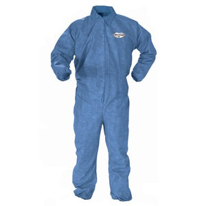 Kimberly-Clark* Professional KLEENGUARD* A60 Elastic Back, Wrists, & Ankles Bloodborne Pathogen & Chemical Splash Resistant Disposable Coveralls