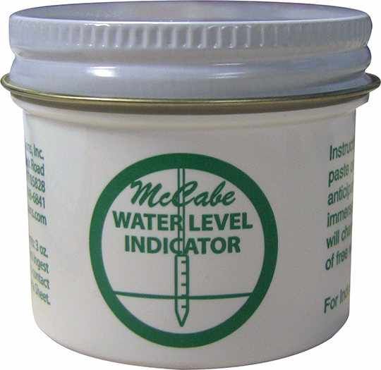 McCabe Water or Gasoline Level Indicator Paste, 3 oz Jar