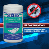 Scrubs MEDAPHENE® Plus Disinfecting Wipes (96365)