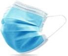 Disposable 97% BFE Face Masks, 3 Protection Layers, Upgraded Elastic Ear Band, Blue, 50/Box