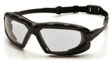 Highlander XP Safety Glass, Anti-Fog Lens with Black/Gray Frame (SBG5010DT)