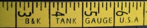 Tank Measuring Stick, 1 Piece, Hardwood Material