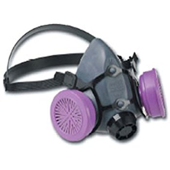 North Half Mask Elastomeric Respirators, with Cradle Suspension, Dual Cartridge (5500)