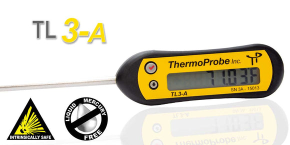 TL3A Intrinsically Safe Portable Stem Thermometer for Laboratory and Field Reference