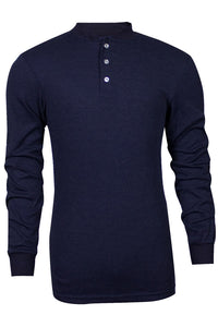 TECGEN (FR) Flame Retardant Long Sleeve Henley, NSA